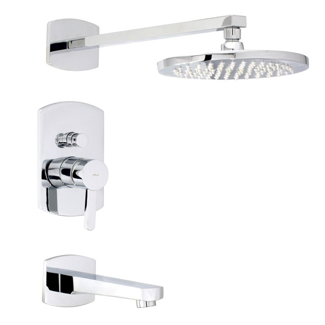 "Wave" Bathtub and Shower Faucet