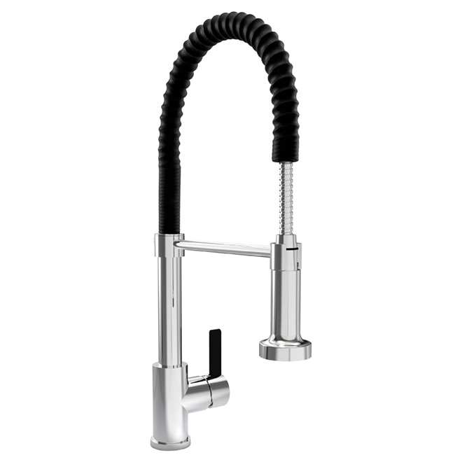 "Chef" Kitchen Faucet - Chrome/Black