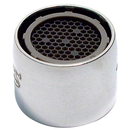 Aérateur en laiton chromé avec filetage femelle 55/64"