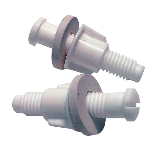 Bolts for Toilet Seat - White