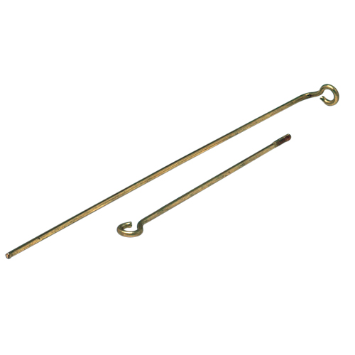 Tringle de relevage en laiton, 9" et 4 1/2"