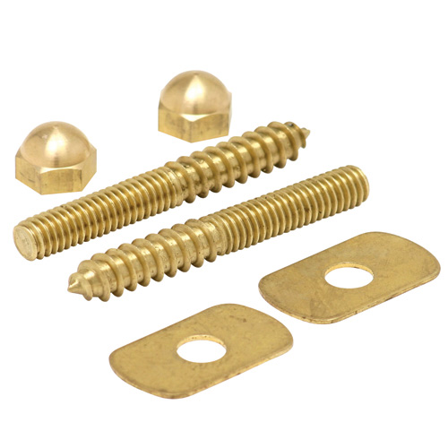 Brass Closet Screw - 5/16" x 2 1/4"