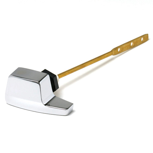 Levier de chasse d'eau en métal à montage latéral, 6 3/4"