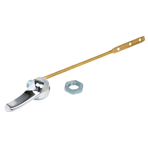 Chrome and Brass Tank Lever