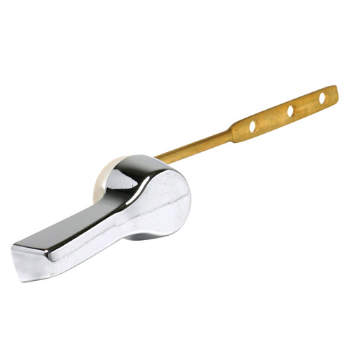 Short Chrome Brass Tank Lever - 4"