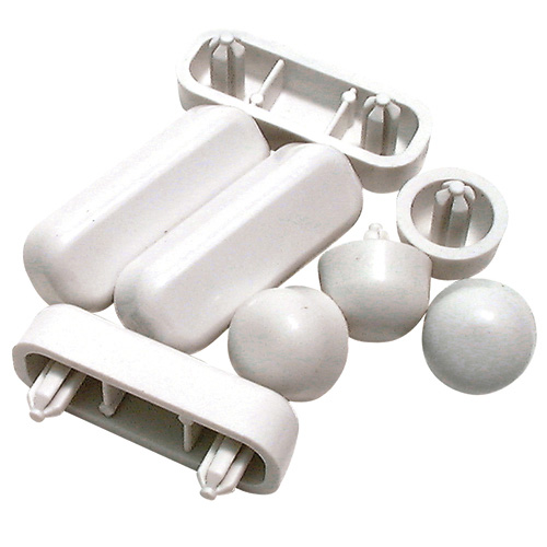 Toilet Seat White Plastic Bumpers