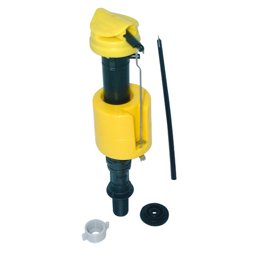 Plastic Ballcock - 9" x 14" - Yellow