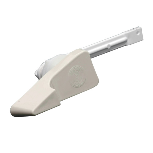Levier de chasse d'eau en plastique, couleur os, 4''