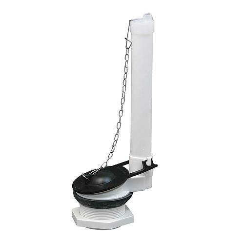 Plastic Flush Valve - White - 7"