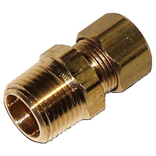 Male brass fitting