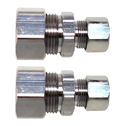 Brass straight fitting
