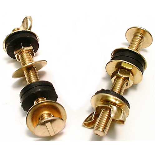 Brass Coupled Bolts - 1/4" x 2 1/2"