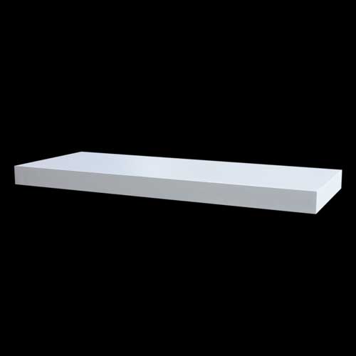 Tablette flottante, 23 5/8", blanc