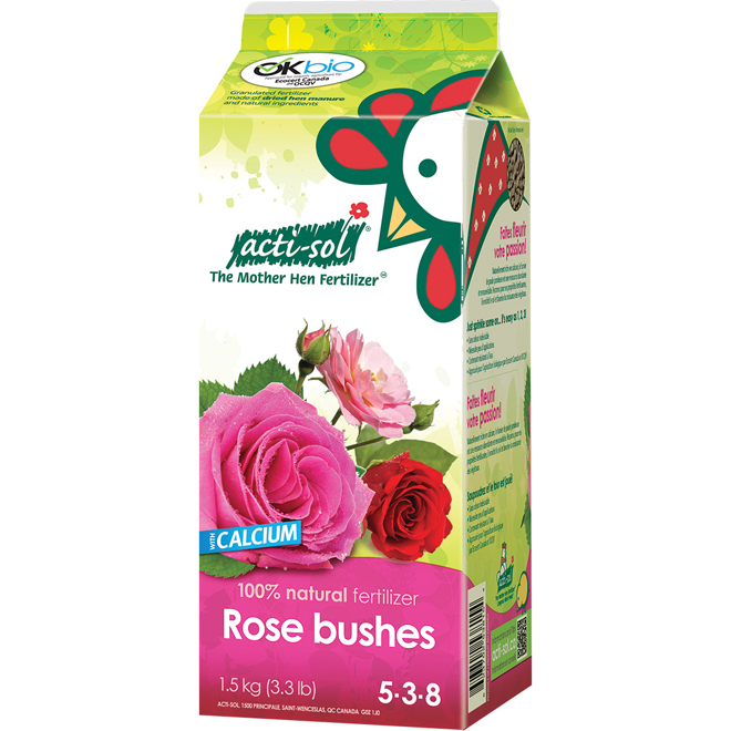 Rose Bushes Organic Fertilizer 5-3-8