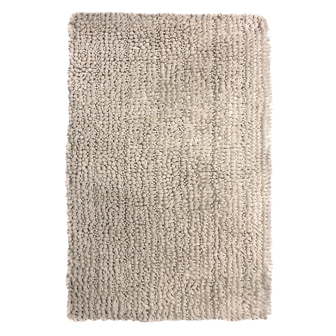 Tapis de bain, Tango, polyester, 21" x 34", lin