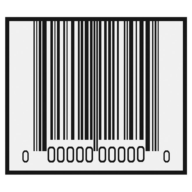 Nylon Rug - 3' 3" x 3' 9" - "Barcode"