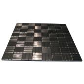 Tuile de métal autoadhésive Loft, acier inoxydable