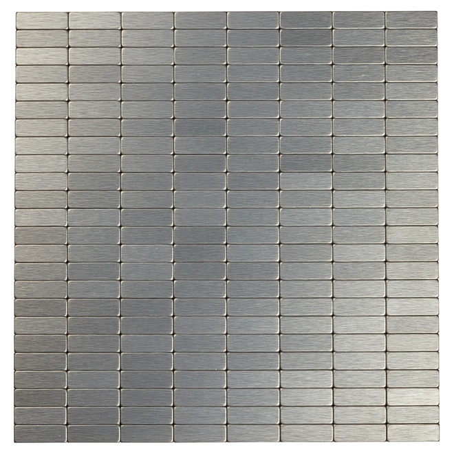 Tuile de métal autoadhésive Urbain DG, gris foncé