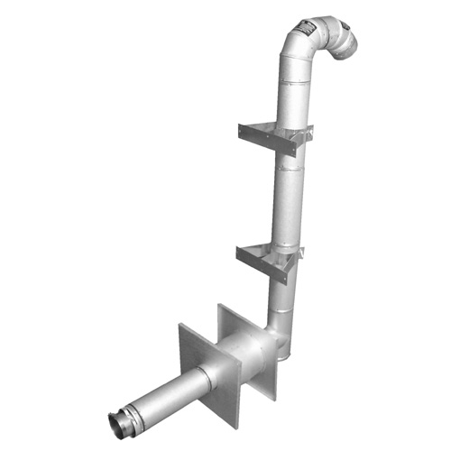 Pellet stove installation kit