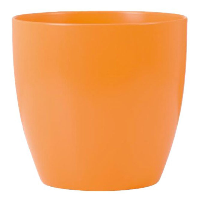 Cache-pot en céramique 8 po, orange