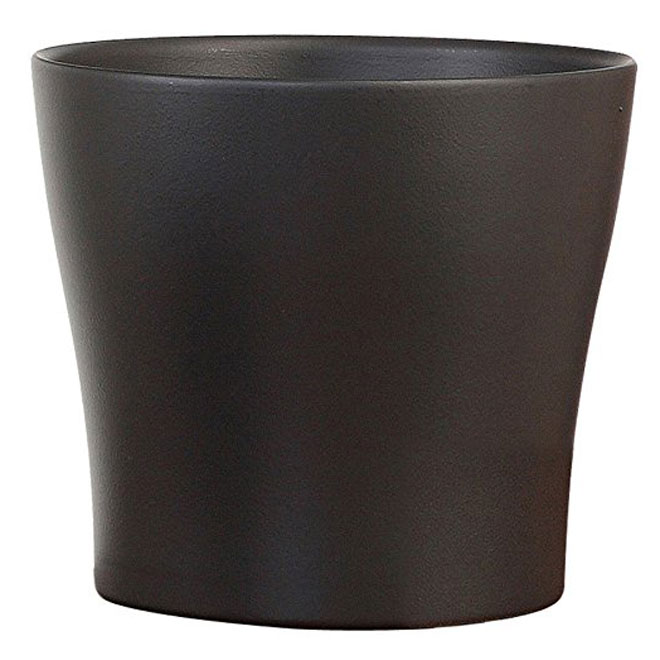 Pot Cover - "Anthrazit" Ceramic Pot Cover 10" - Anthracite