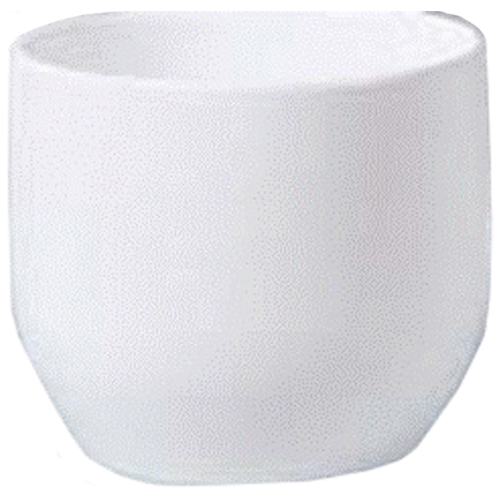Pot Cover - "Panna" Ceramic Pot Cover 4.5" - White