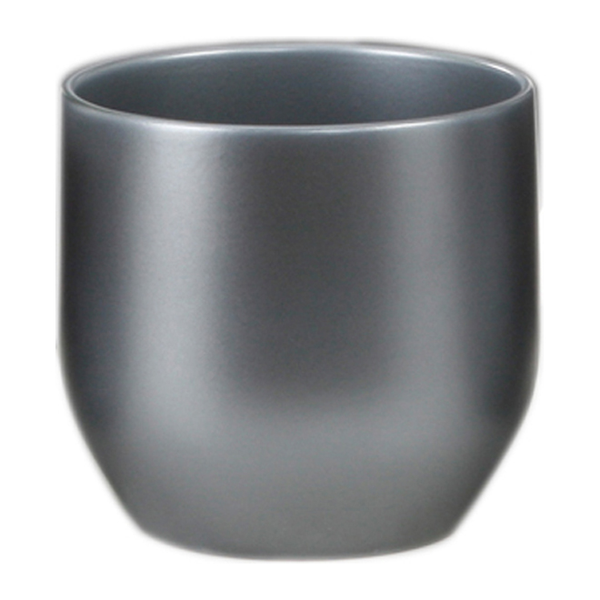 Cache-pot en céramique 16cm - Graphite
