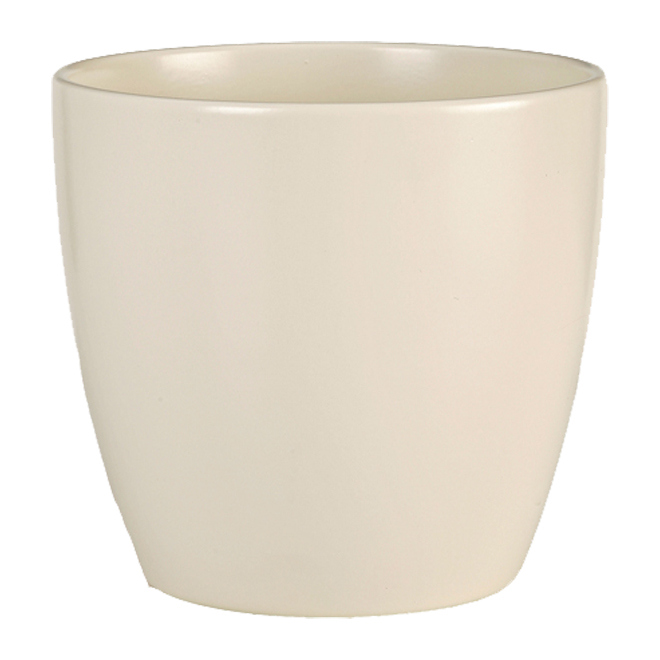 Ceramic Pot Cover 16cm - Cream