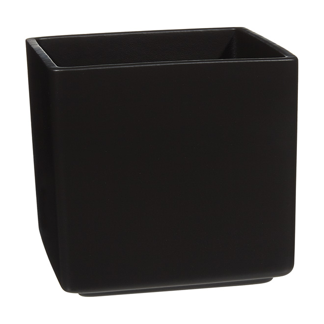 Square Ceramic Planter Pot - Anthracite
