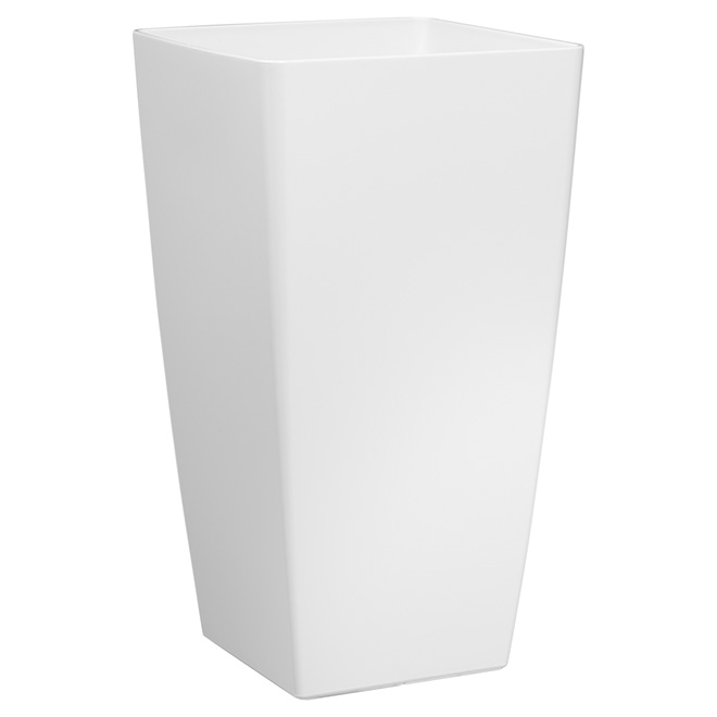 Grand cache-pot « Piza », 23,6 po, blanc