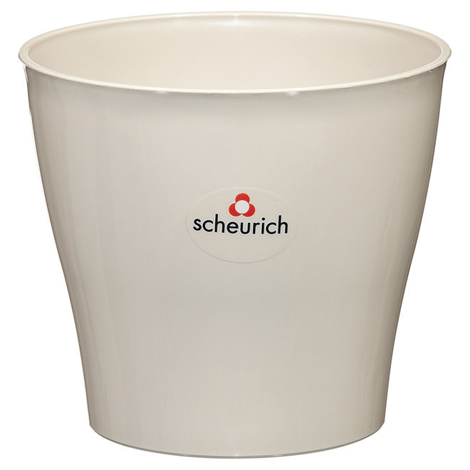 Plastic Pot Cover - 13 cm - Champagne