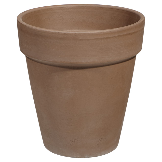 Clay Vase Pot - 22 cm - Moka