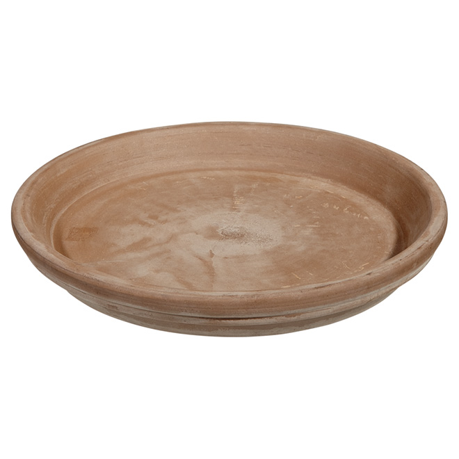 Soucoupe de grès, 24 cm, moka