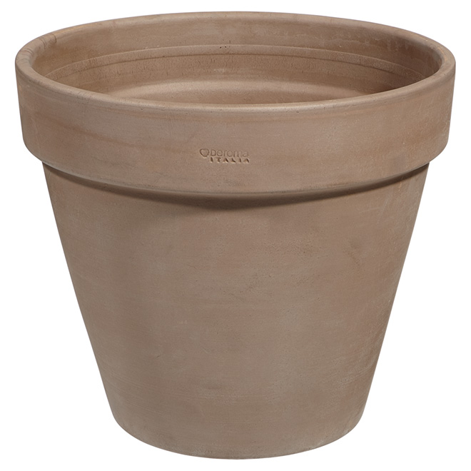 Pot standard de grès, 27 cm, moka