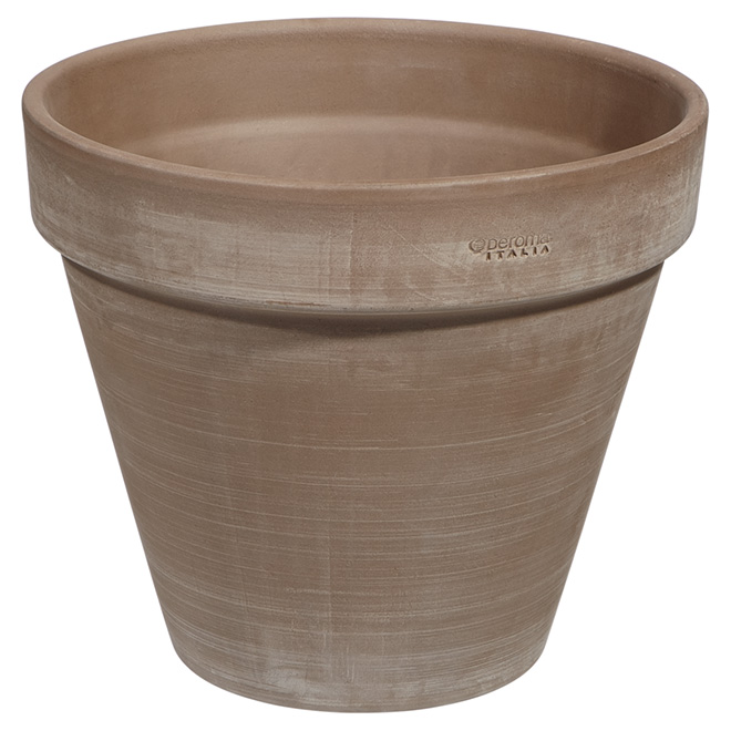 Pot standard de grès, 23 cm, moka