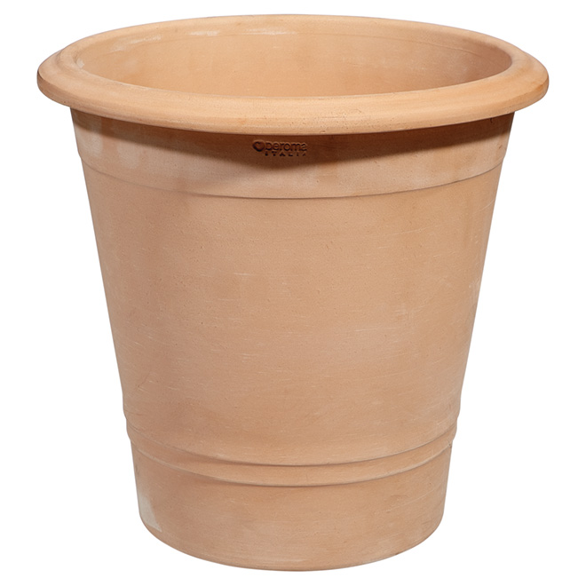 Pot de grès, 30 cm, blanchi