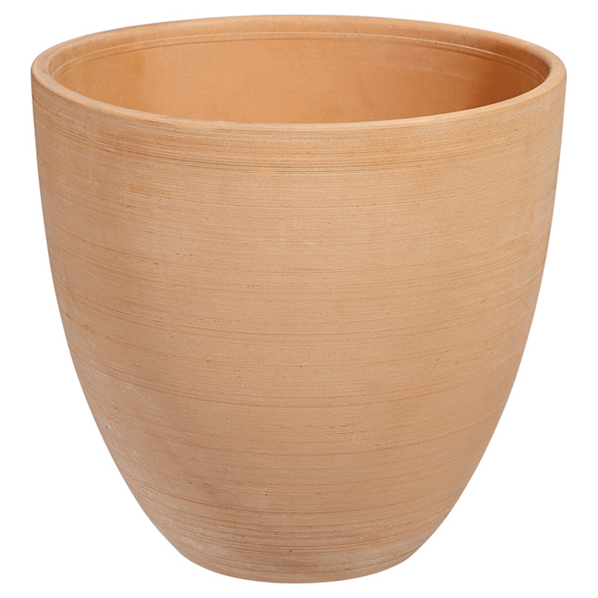 Pot de grès, 27 cm, blanchi