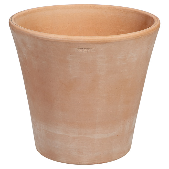Pot de grès, 26 cm, blanchi