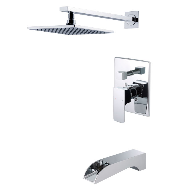 Bathtub and shower faucet