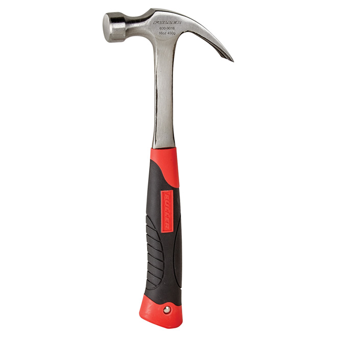 Marteau à panne courbe monobloc, 16 oz