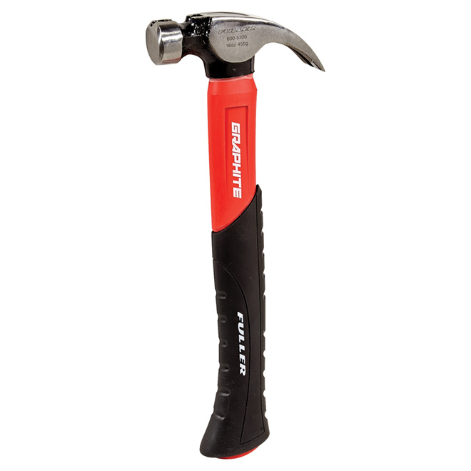 Curved-Claw Graphite-Core Hammer - 16 oz