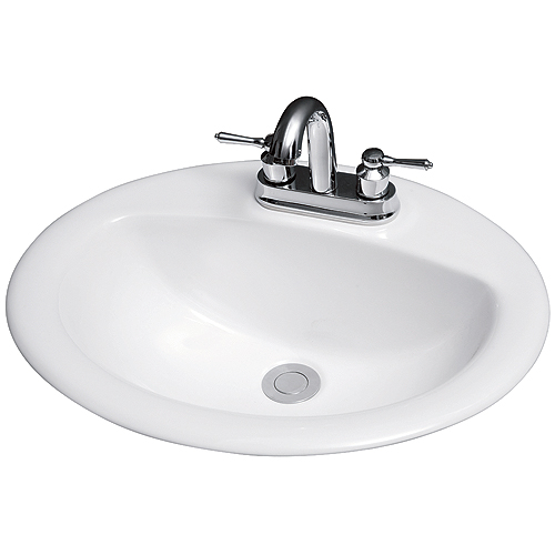 Lavabo rond encastré