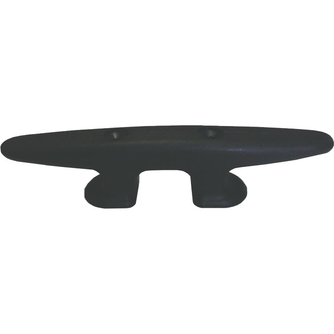 Taquet d'amarrage en nylon noir, 8 po