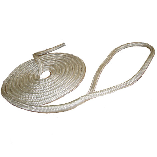 Amarre blanche avec épissure, 3/8 po x 15 pi