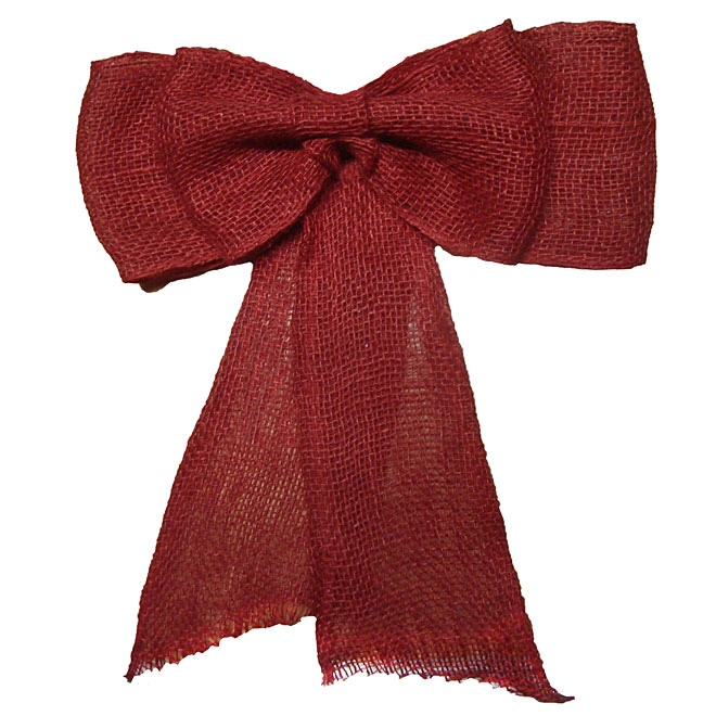 Boucle décorative en jute