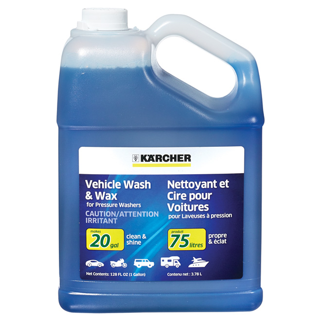 Nettoyant et cire pour voiture, 3,78 l