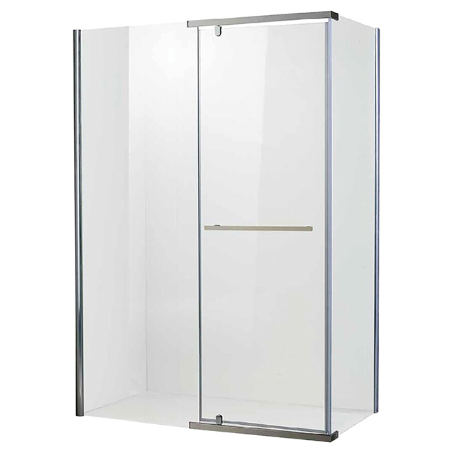 Porte de douche réversible « Salto », 32 po x 48 po