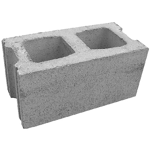 Bloc en béton standard, 10 po x 16 po x 8 po