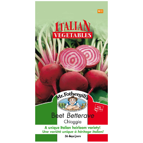 Vegetables seed packet