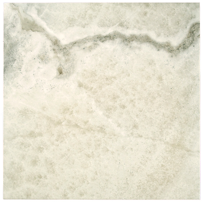 "Tucuman" Porcelain Tile 22.5" x 22.5" - Grey White